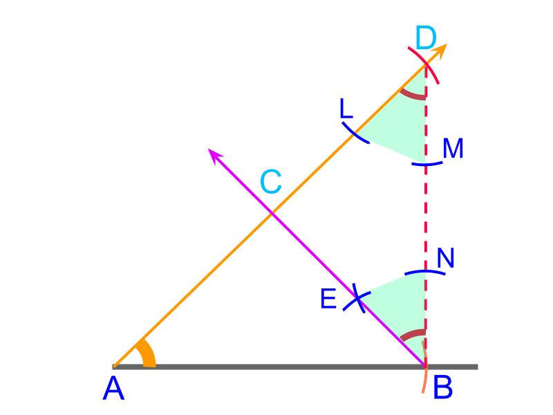 construction of triangle SA sum of 2 sides