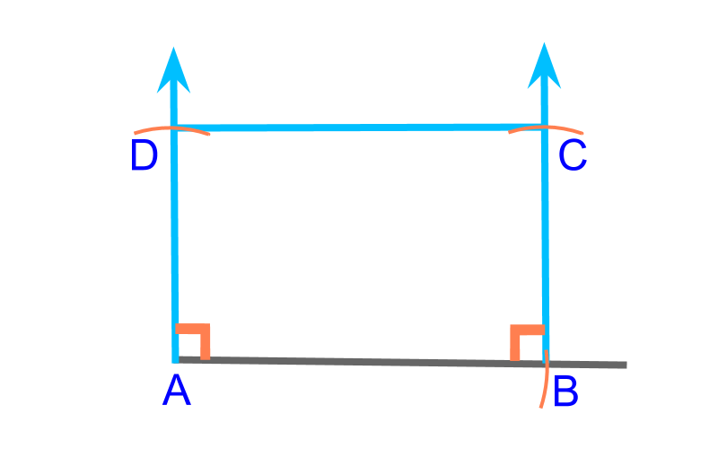 rectangle construction 2 sides