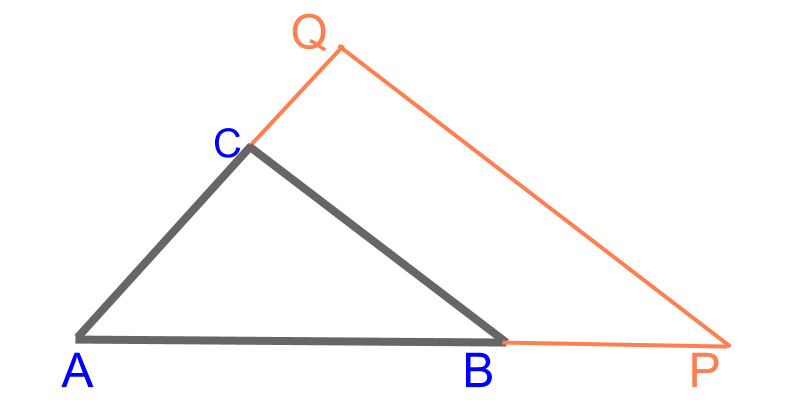 scaling a triangle