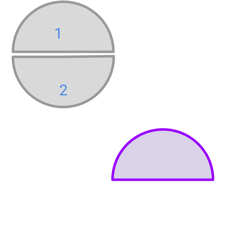 equivalent fraction 1/2