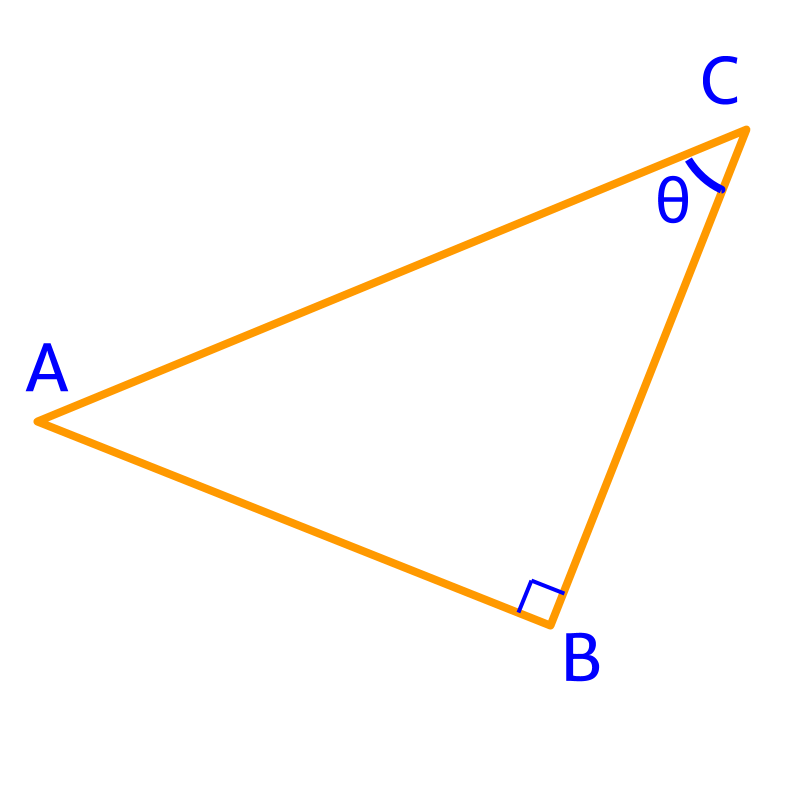 trigonometric ratios triangular form hypotenuse